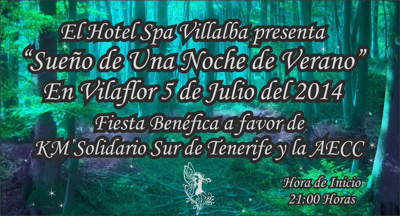 Fiesta “Sueño de Una Noche de Verano” 2014 a favor del Km Solidario Tenerife Sur